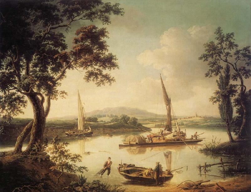 John Thomas Serres The Thames at Shillingford,near Oxford Germany oil painting art